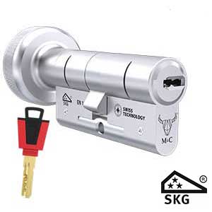 Rond knopcilinder M&C Color+