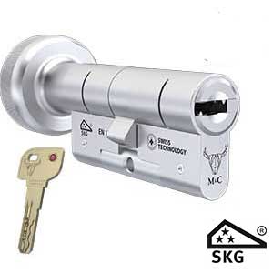 Rond knopcilinder M&C Minos