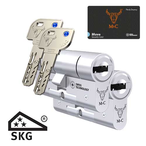 M&C Gelijksluitende cilinderset
